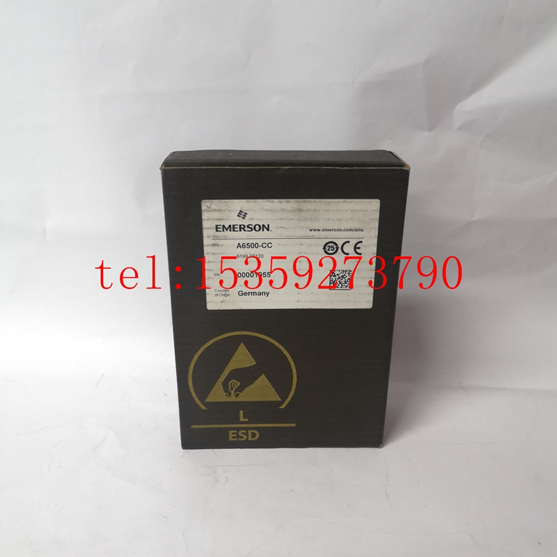 EMERSON A6500-CC 9199-00120 仓库备件
