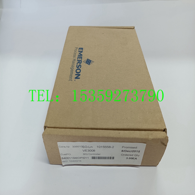 EMERSON VE3008 CE3008 KJ2005X1-MQ1 12P6381X022 真诚服务 清仓特惠 