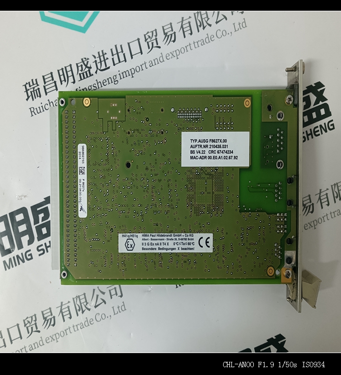 HIMA F8627X工控備件DCS系統(tǒng)模塊現(xiàn)貨