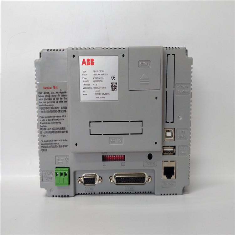 ABB	备件CP430T-ETH工作原理及应用 