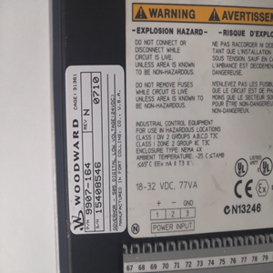 WOODWARD 9907-164模块备件数据库 