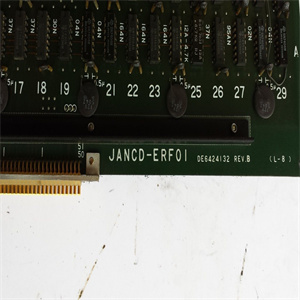 JANCD-ERF01-486977模块备件使用过程 