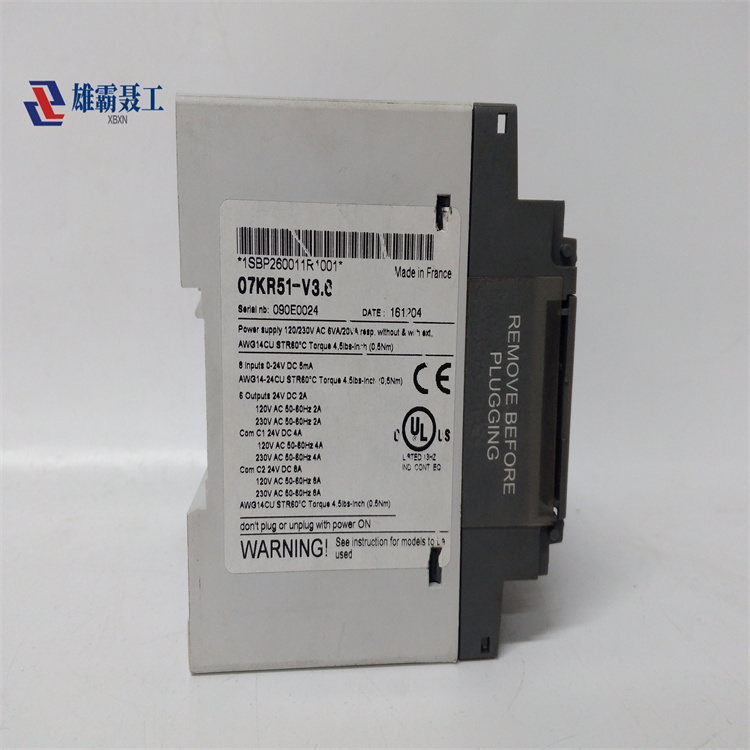 07KR51 1SBP260011R1001 ABB CUP模块 