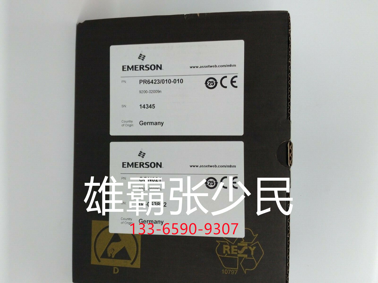 EMERSON EPRO 前置传感器带探头 库存现货CON021+PR6424/010-000 