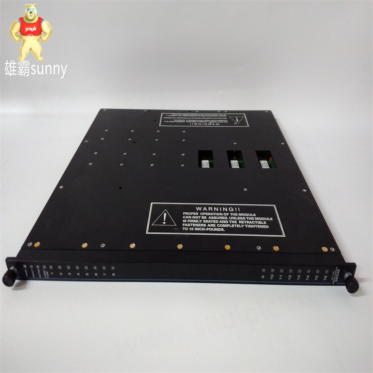 Triconex 3700 康吉森  黑色模块  模拟输入三模冗余32 PT模块 