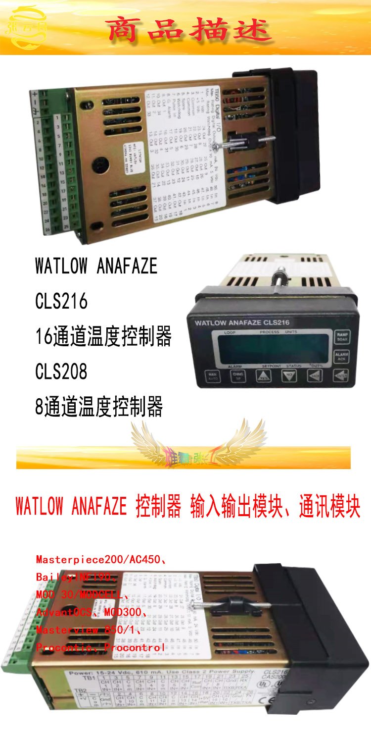 WATLOW ANAFAZE  CAS200  CLS216 控制器 