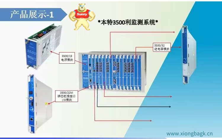 3500/22M   标准瞬态数据接口模块    变压器不应超过额定电流 