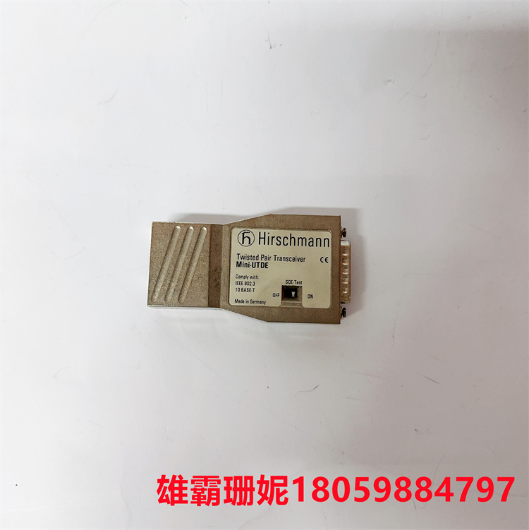 MINI-UTDE 10 BASE-T   电口模块    有效提高机架/机柜空间利用率 