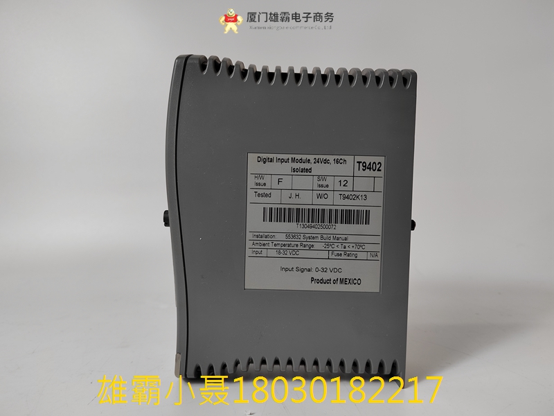 ICS Triplex T9401 输入模块数字 24VDC 8 通道隔离 