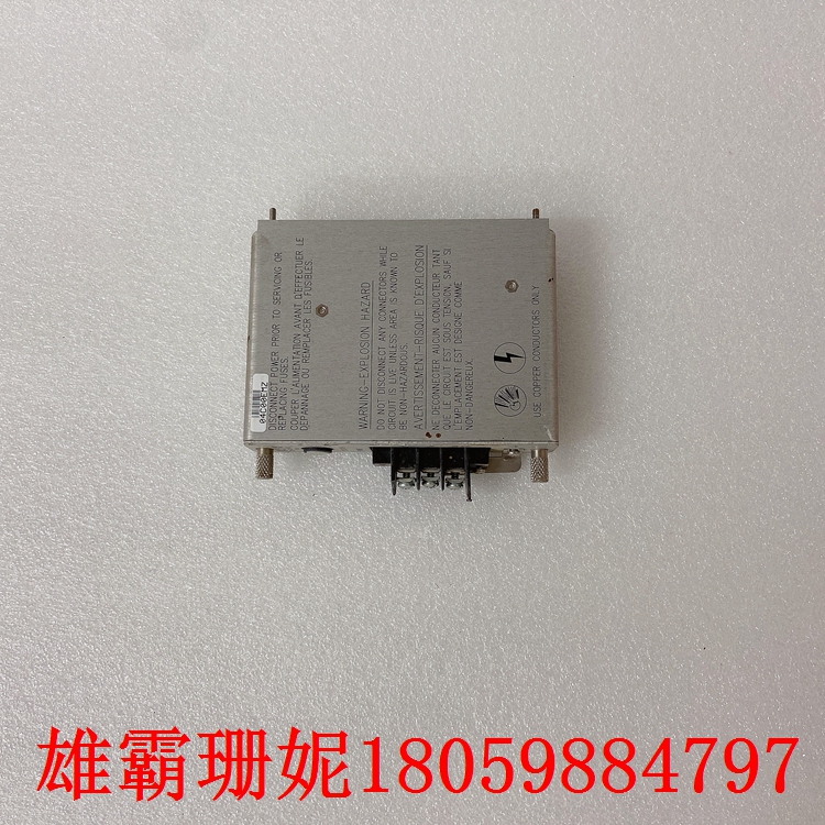 133300-01  低压DC电源输入模块    输入电压额定值为88至140 Vdc 