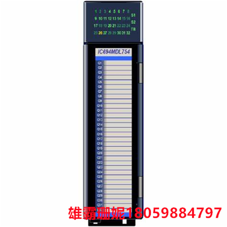 GE	IC694MDL754    输出模块  该模块提供 32 个离散输出点 