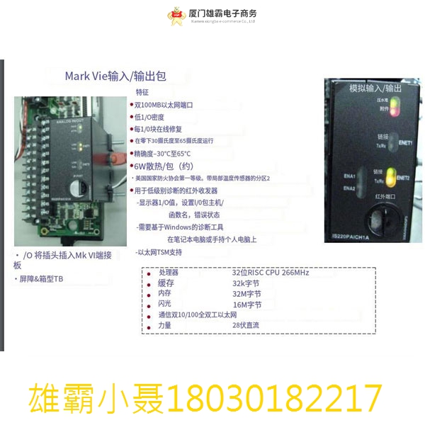 GE IS420PVIBH1B I/O 套件,振动,基于 BPPC