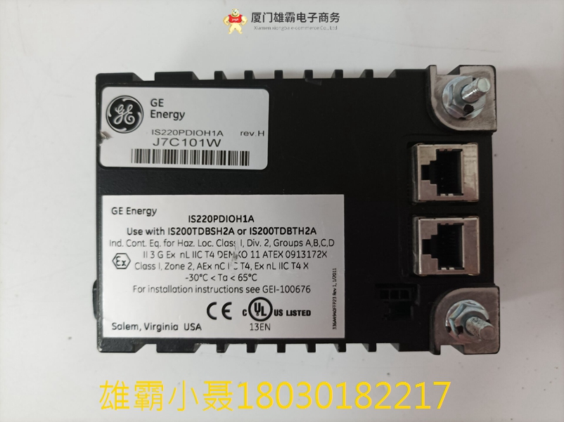 GE IS220PPRAH1A MKVIe、I/O 套件、SPD 保护 