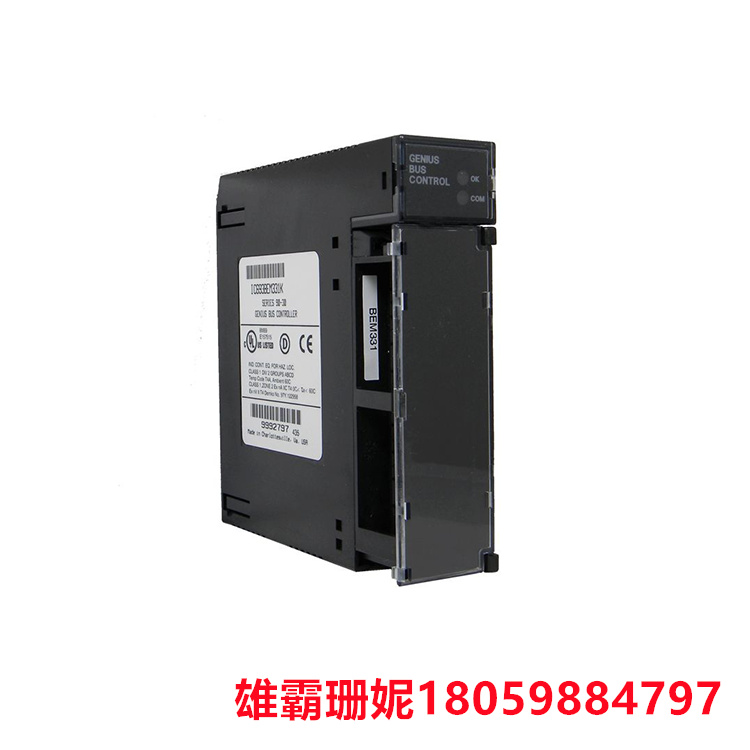 GE IC693BEM331K 总线控制器模块 该总线控制器模块能够与 Genius 模块(如分立、模拟和专用现场设备)进行通信