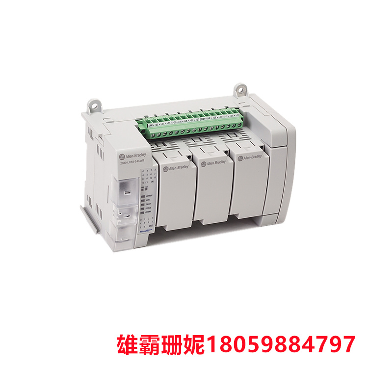 A-B   2080-LC50-24AWB   可扩展砖形控制器   控制器具有 10 个继电器输出 