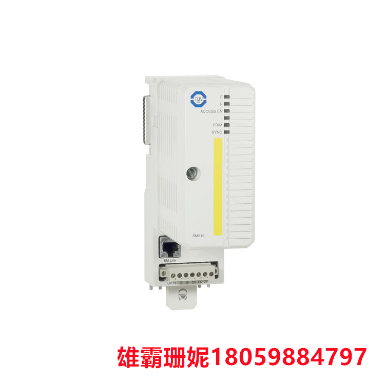 ABB    SM812K01 3BSE072270R1  安全处理器模块  与 PM857、PM863 和 PM867 配合使用 