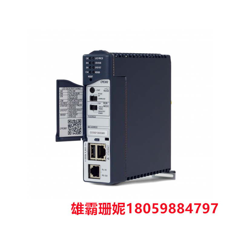 GE IC695CPE302 控制器 它具有模块化设计,带有可编程控制器