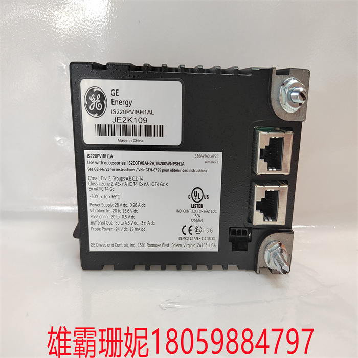 GE IS220PVIBH1A 336A4940CSP16 自动化控制模块 