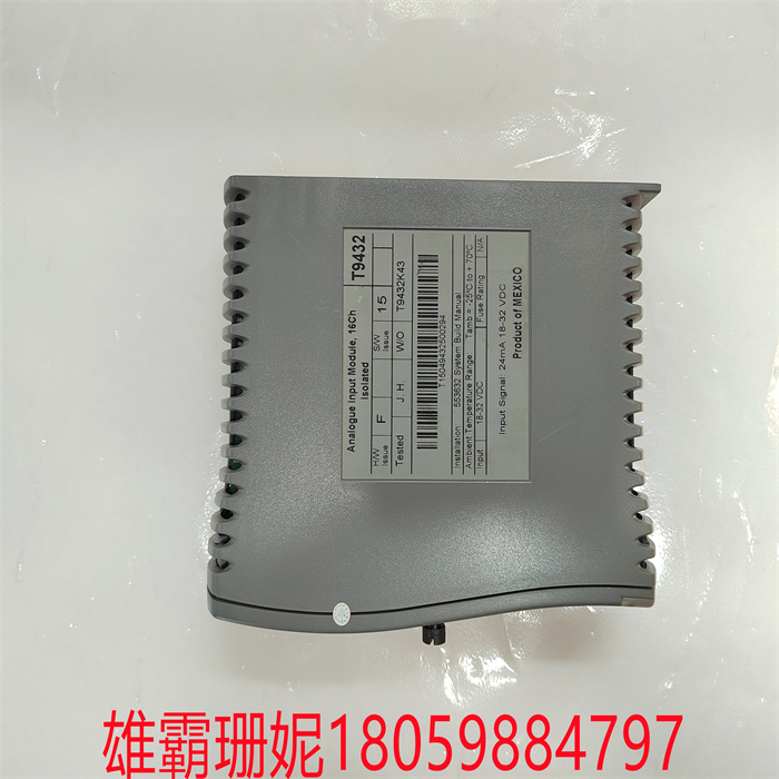 ICS TRIPLEX T9432 数字量输入模件 您将带回满意