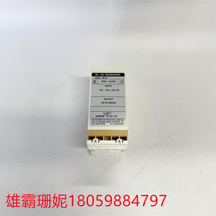 GEC ALSTHOM 3BE101通讯控制模块 