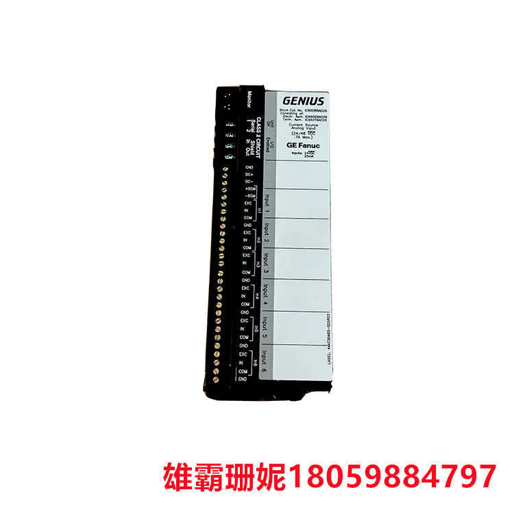 GE IC660TBA026 电流源模拟输出模块 它设计有 6 个输入