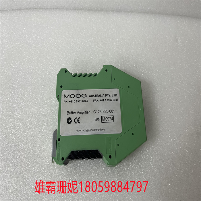 MOOG G123-825-001 穆格控制阀 电工电气 工控系统及装备钢厂常用