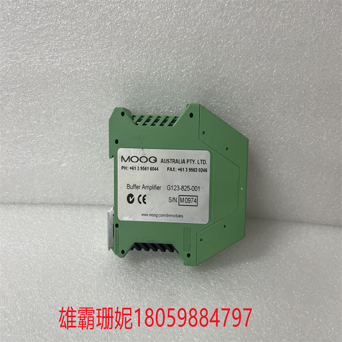 MOOG G123-825-001 穆格控制阀 电工电气 工控系统及装备钢厂常用
