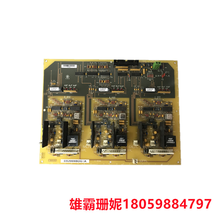 GE    DS200DCVAG1A  直流电源和仪表板   该模型可用于完全可编程的涡轮机系统 