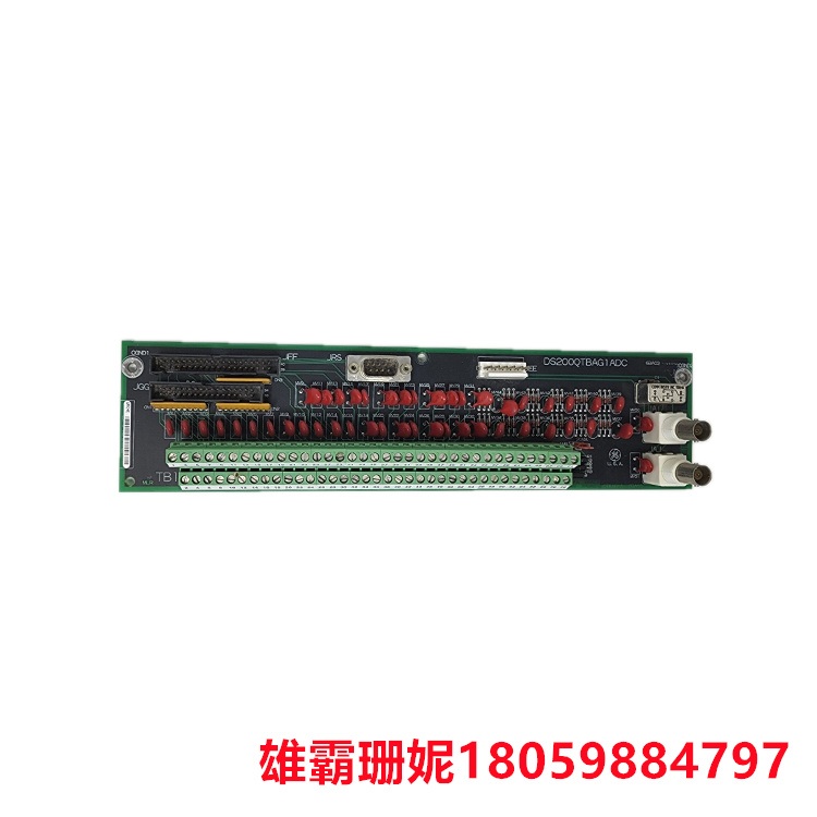 GE    DS200QTBAG2A  RST端接板    还包括一个串行连接器和一个 34 针连接器 