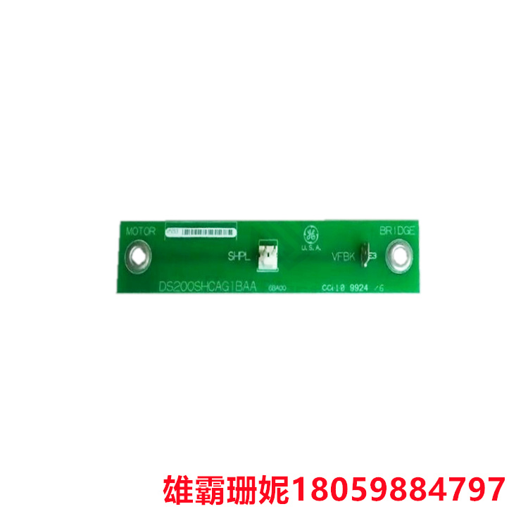 GE   DS200SHCAG1B  分流连接器卡   它是驱动控制系统中的关键组件 