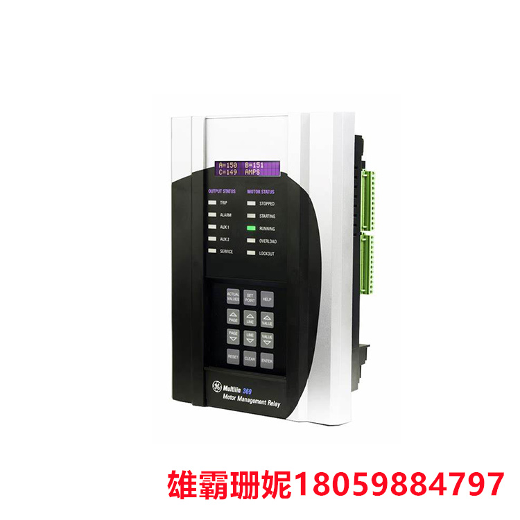 GE    369-HI-R-0-0-0-0   电机管理继电器   通过检查机箱正面的指示灯 