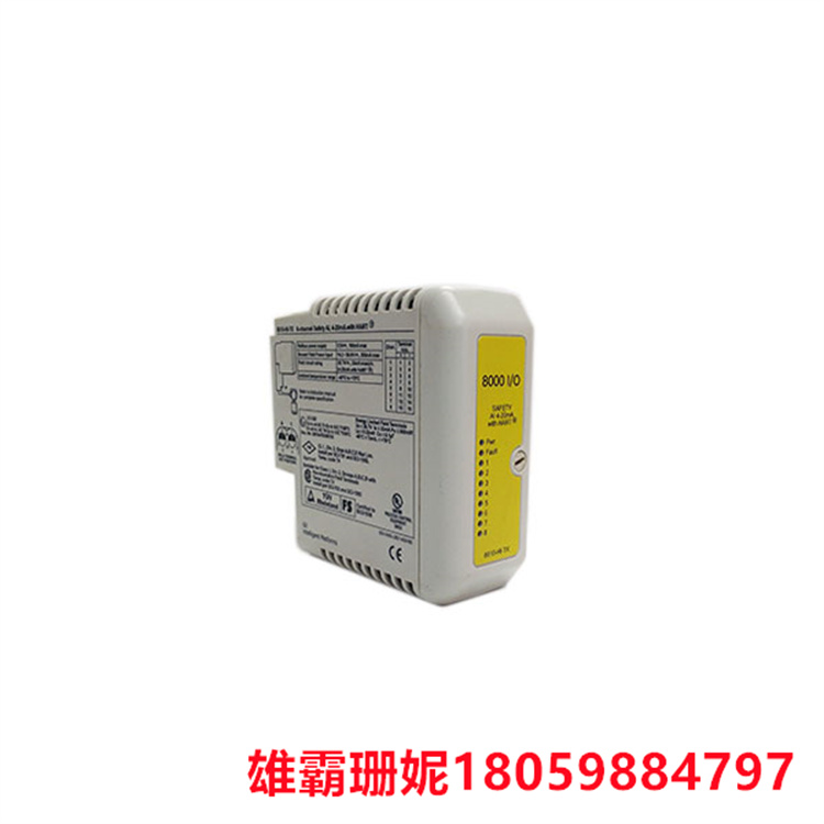 GE 8810-HI-TX-01 8通道安全模拟输入 它提供各种I/O功能