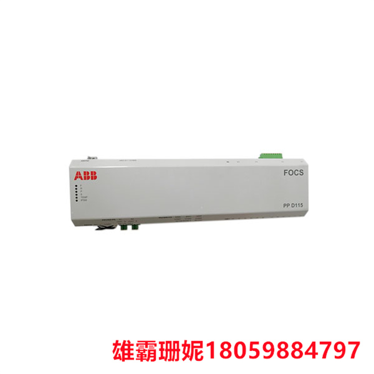 ABB PPD115A102 励磁控制器 系统采用三相全控桥可控硅整流电路