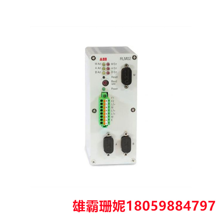ABB  RLM01  PROFIBUS 冗余链路模块   可以通过冗余链路模块RLM01来集成到冗余的PROFIBUS总线网络 