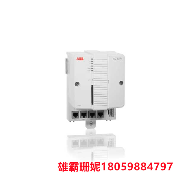ABB 3BSE076355R1 控制器 PM867 控制器的底板有两个 RJ45 以太网端口