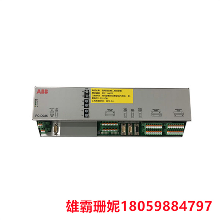 ABB   PCD235A101   励磁驱动器单元     励磁机通过旋转二极管在主电机上整流 