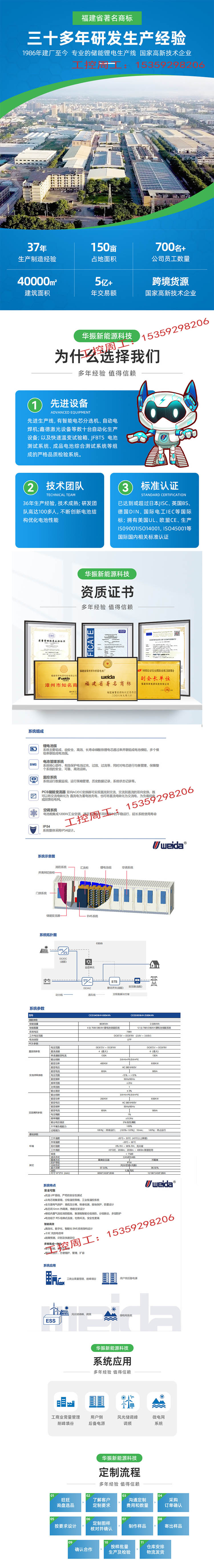 CESS400kW-860kWh  工商业储能集装箱 可定制容量 