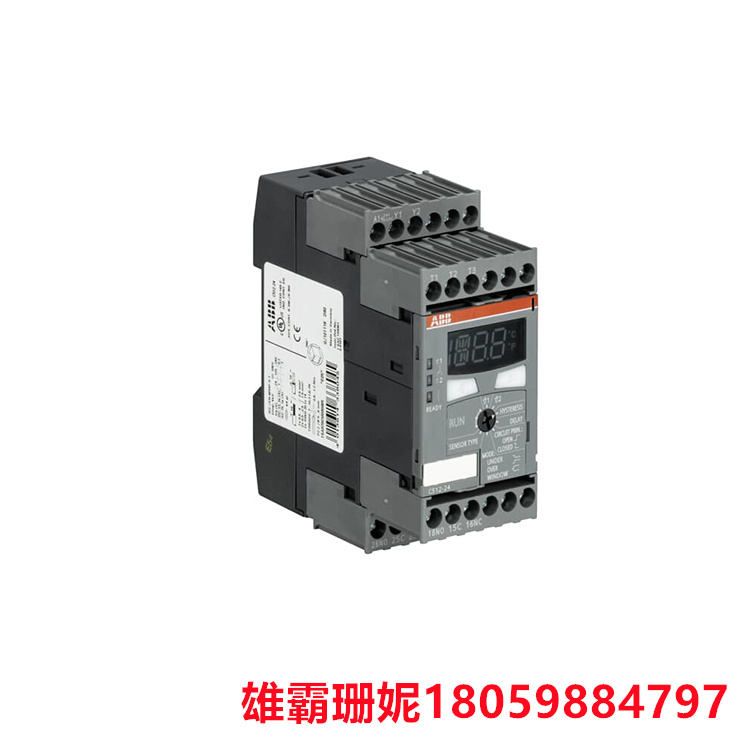 ABB   SC513  温度监控继电器   它可以通过控制电路的开关来达到温度控制的目的 