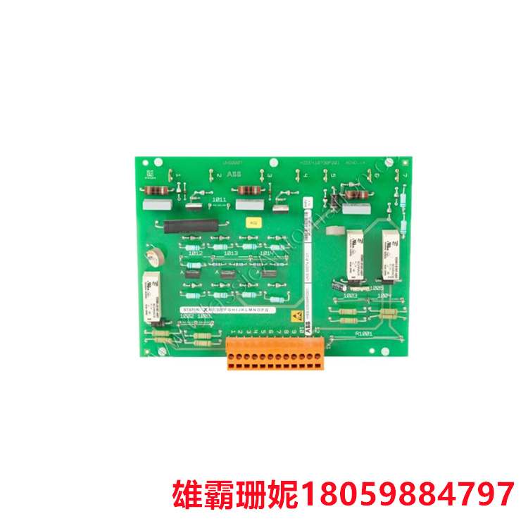 ABB  UNS0007A-P V1   点火板   可选择金属探棒或紫外光敏管的配合使用 