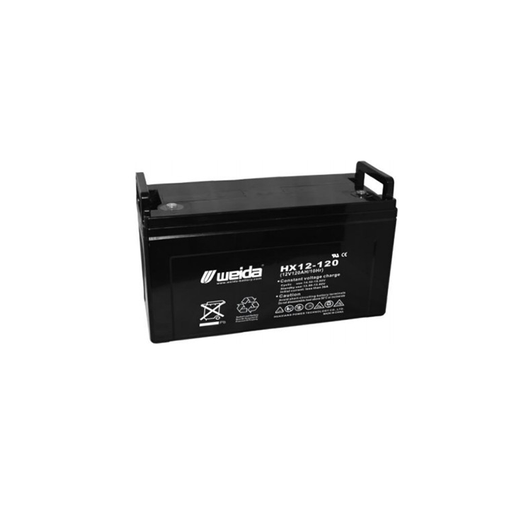 威达蓄电池HX12-120/12V120AH   所以在负载电池母线上挂上3个电池组 