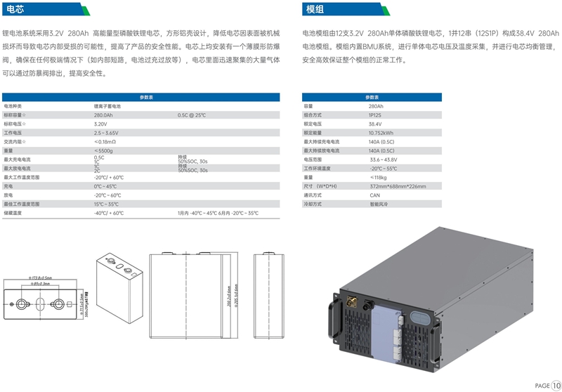 只为企业省钱   BESS100kW-215kWh   锂电池储能机柜(BESS) 