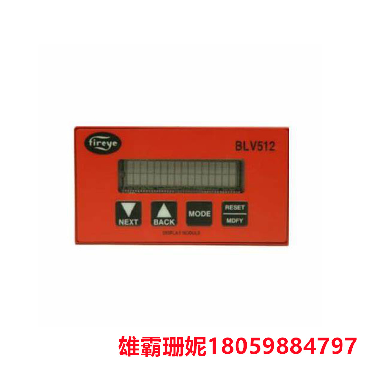 Fireye BLL510 键盘显示器 查看编程器配置和锁定历史