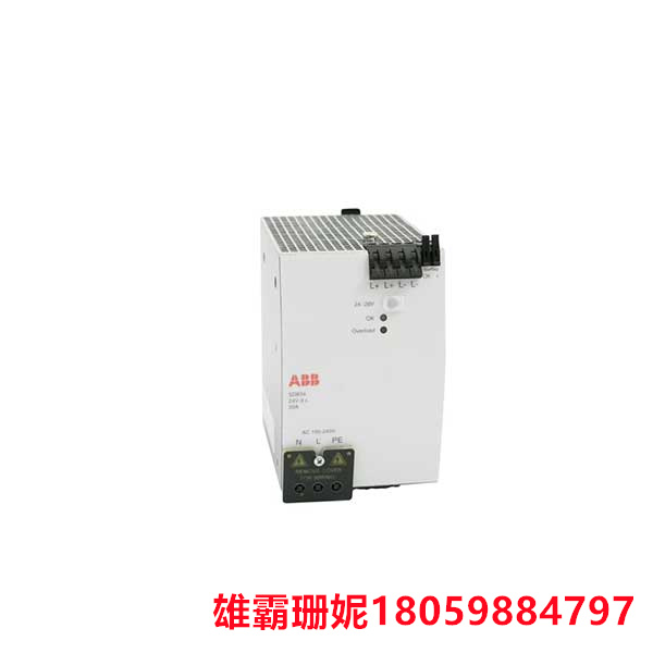 ABB SD834 开关模式电源单元 次级输出电路适用于 SELV 或 PELV 应用