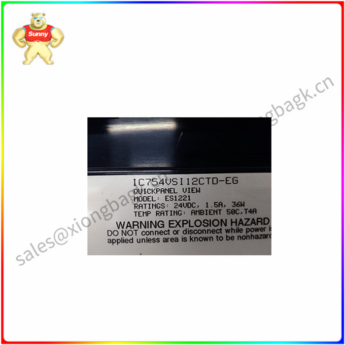 IC754VSI12CTD   GE 12英寸彩色TFT触摸快速面板显示器 