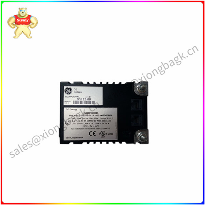 IS220PDIOH1A  GE 有两个以太网端口和自己的本地处理器 