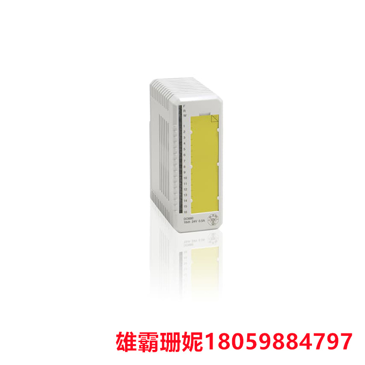 DO880-1     16通道24 V数字输出模块      每个通道的连续输出电流为0.5 A 