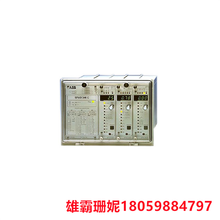 ABB	   SPAD346C   集成差动继电器       该继电器还可以用于三绕组电力变压器的保护 