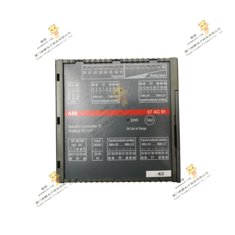 ABB 07AC91D GJR5252300R0101 模拟量输出模块16AO