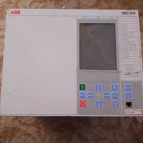 ABB REC670 可用于本地控制和即时访问重要数据 