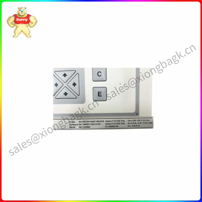 REF541KM118AAAA 电机保护装置 可以感应电力系统中的异常电流 